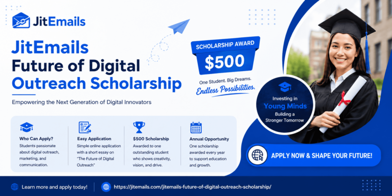 jitemails scholarship 2026 homepage banner